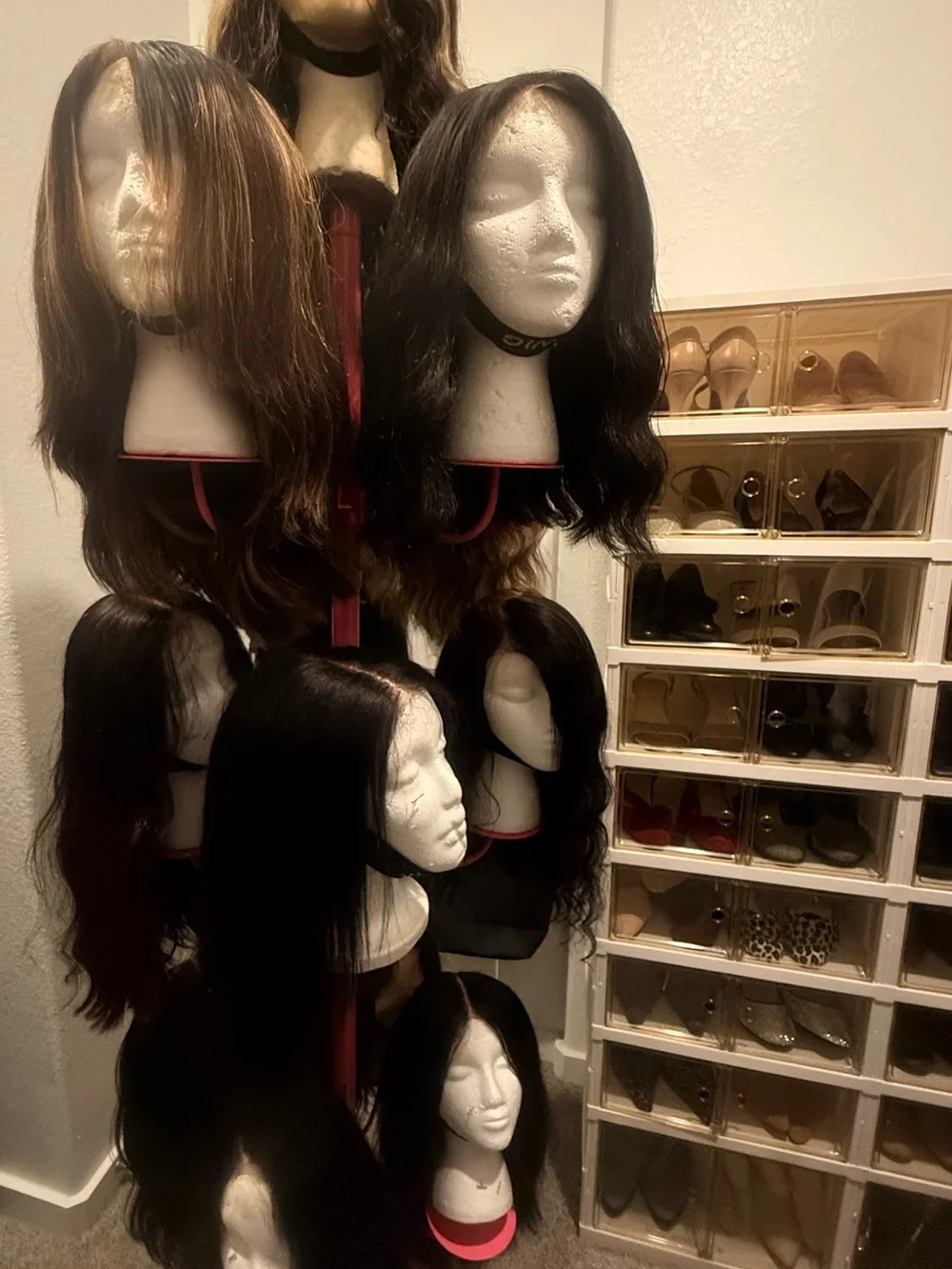 35-40 Human Hair wigs.